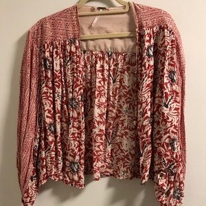 Floral/Paisley Free People cardigan